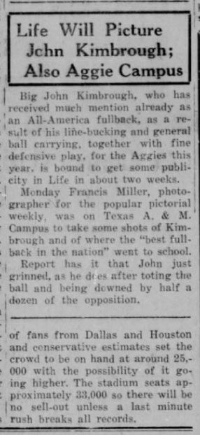 The Eagle Archives: November 7, 1939